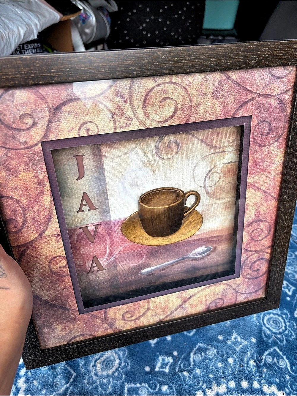 Framed Java Coffee Wall Art